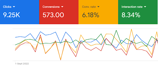 Google Ads Result Overview